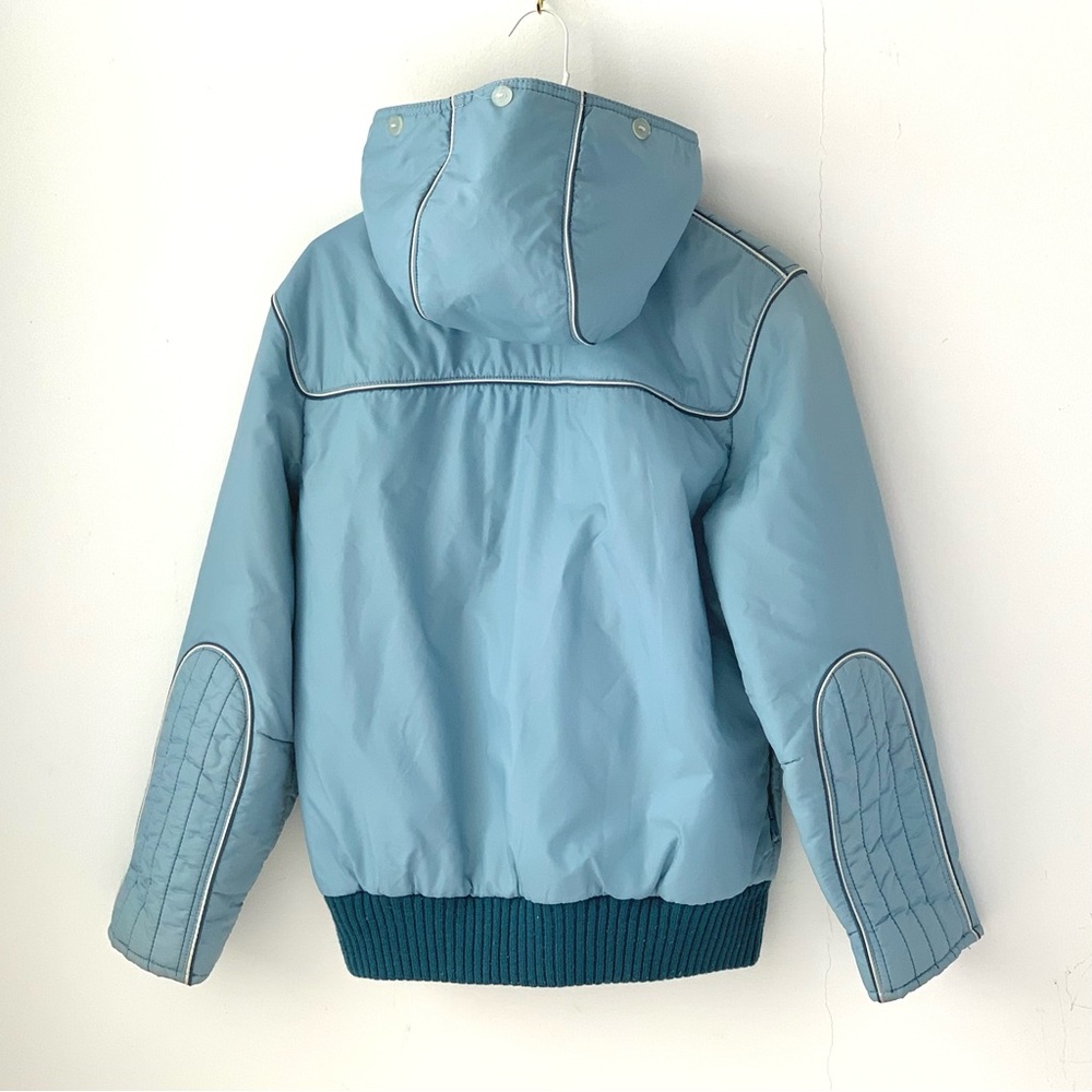vtg 70s lightweight hooded winter jacket